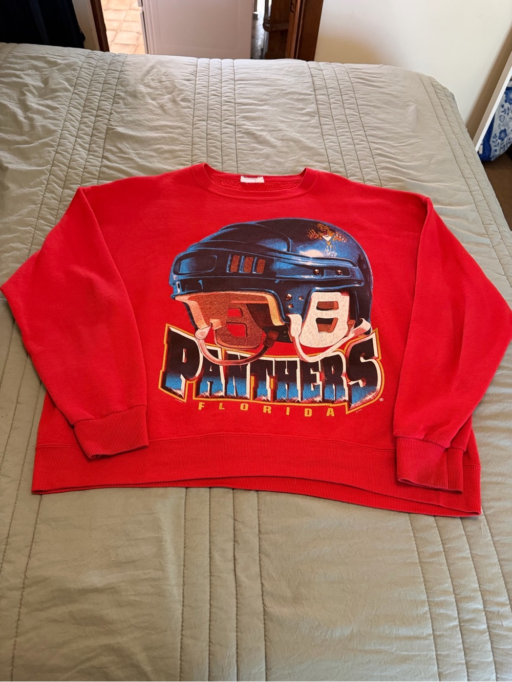 Florida Panthers Vintage Crew Neck (Size XL)